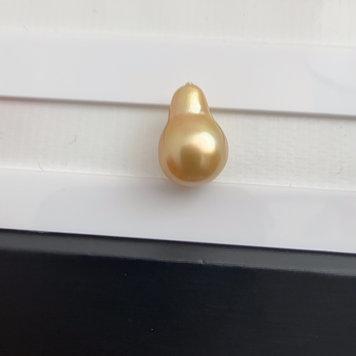 海水珍珠裸珠天然南洋金珠海水珍珠裸珠11-12