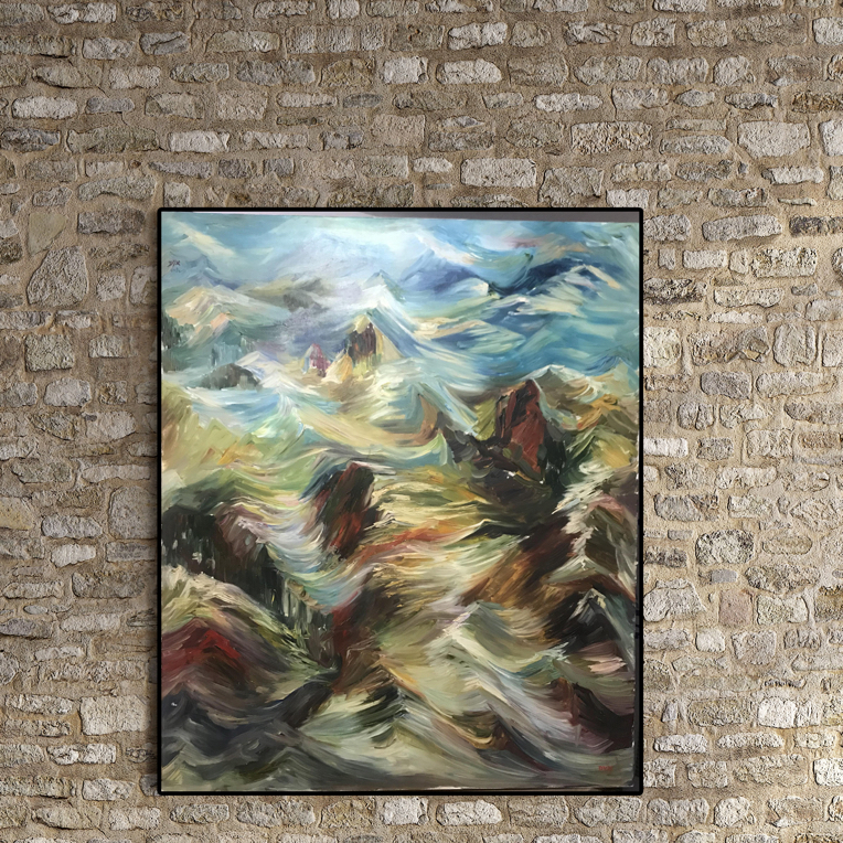 山·艺术油画别墅个性复古风