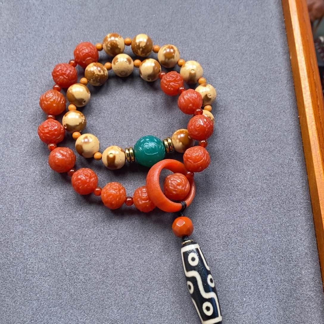 菩提把件未镶嵌紫金鼠