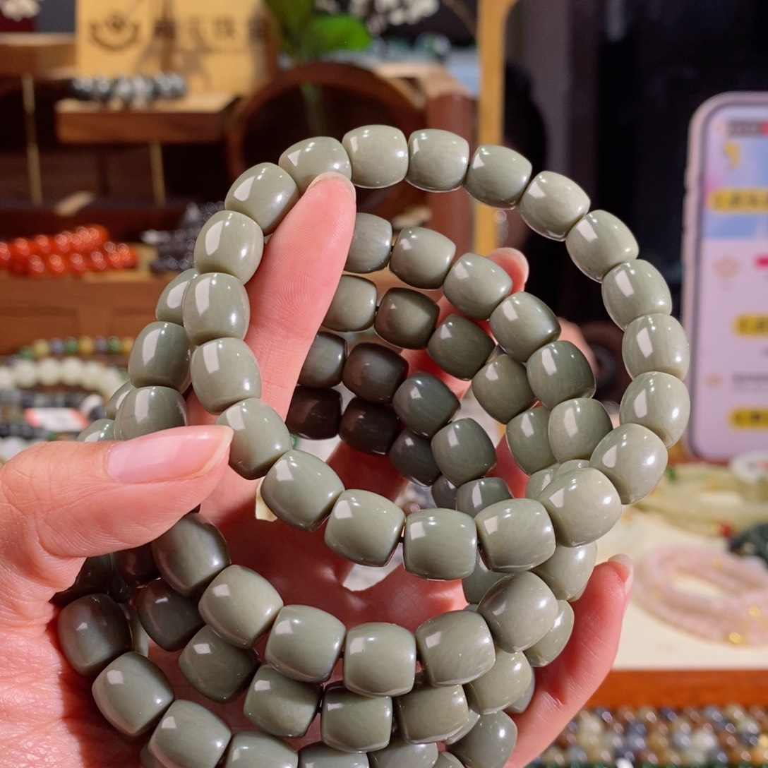 和田玉手串多样性拍一发一未镶嵌