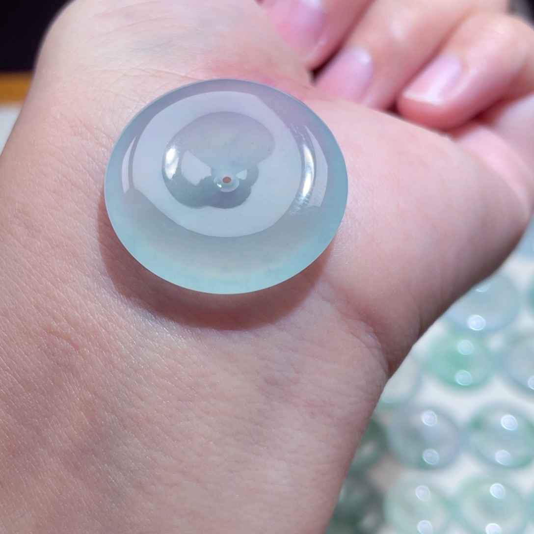 颈饰未镶嵌翡翠扣子