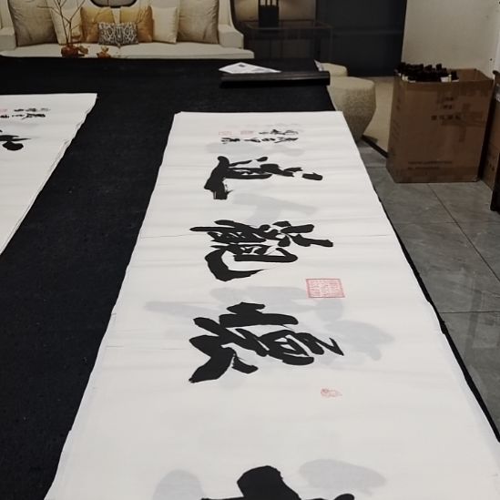 翰墨申国栋老师作品一副