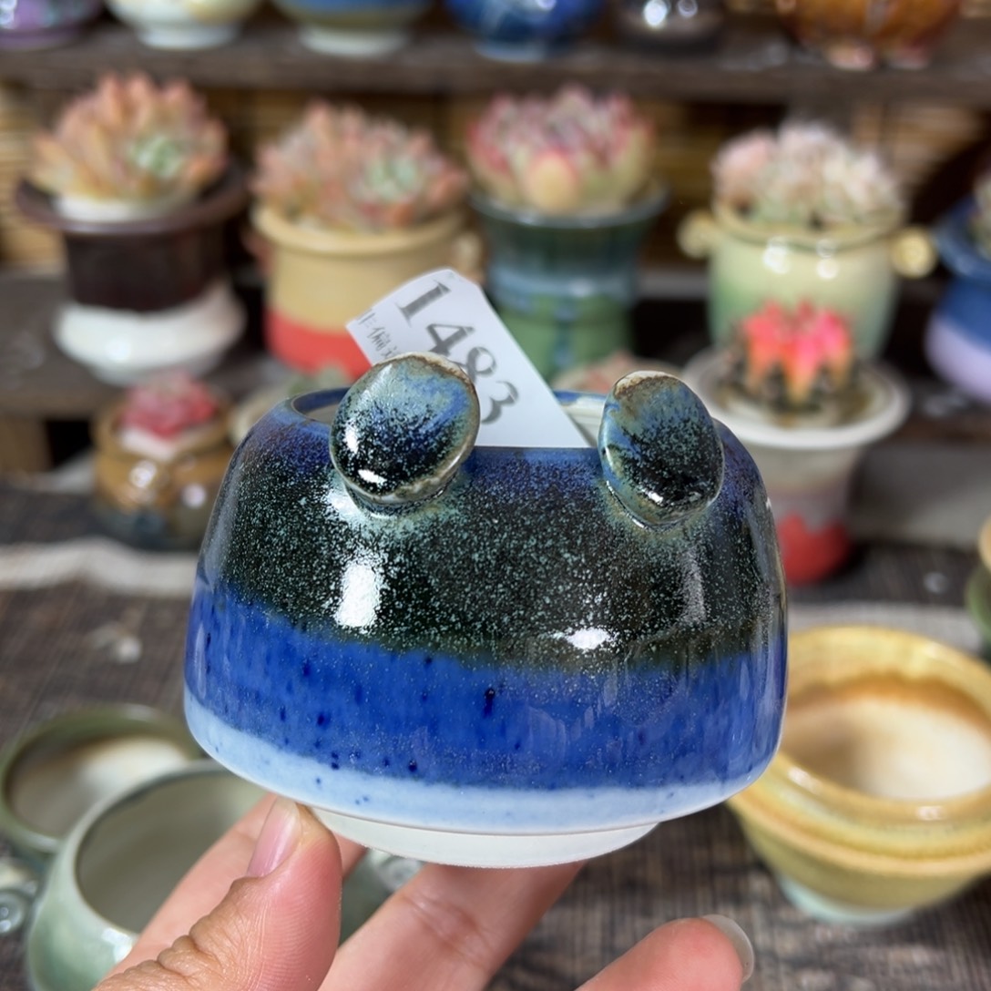 陶瓷景德镇手工花盆