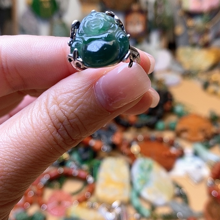 翡翠吊坠(赠链)未镶嵌欭*戒指120