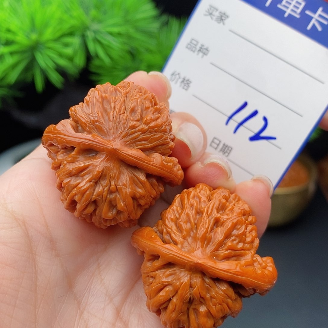 文玩核桃把件38四座楼112