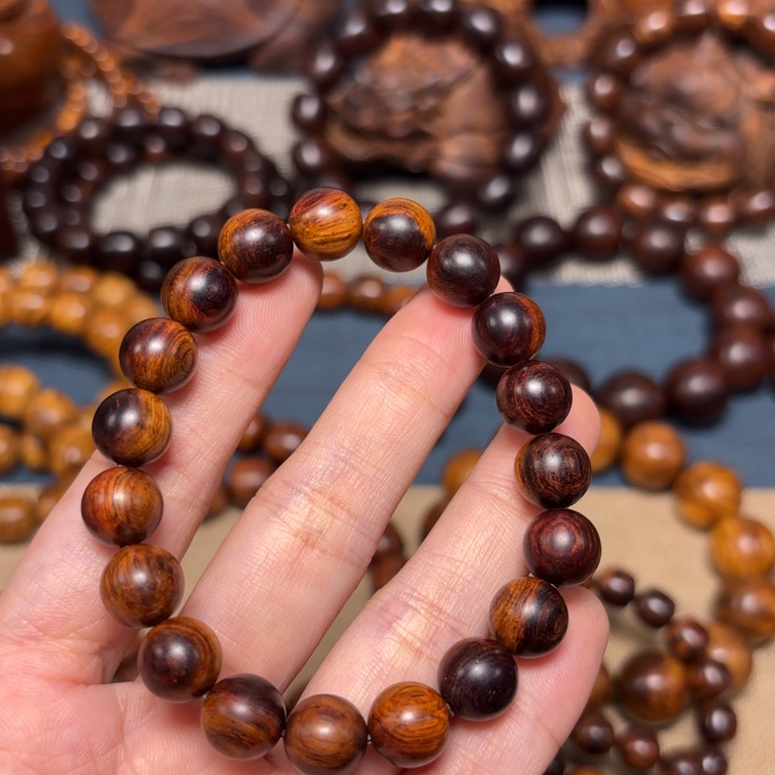 黄花梨/降香黄檀手串/手链@*高