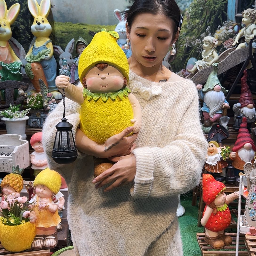 花园摆件红红火火