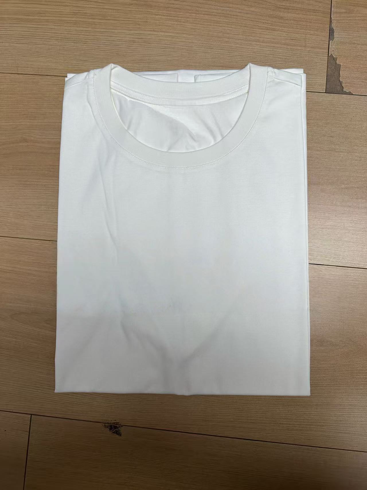 男士白色休闲短袖背面红色正反B图案164号/b