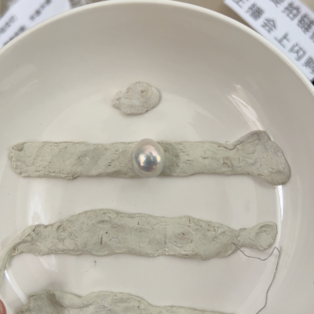 淡水珍珠耳饰银S925镶嵌