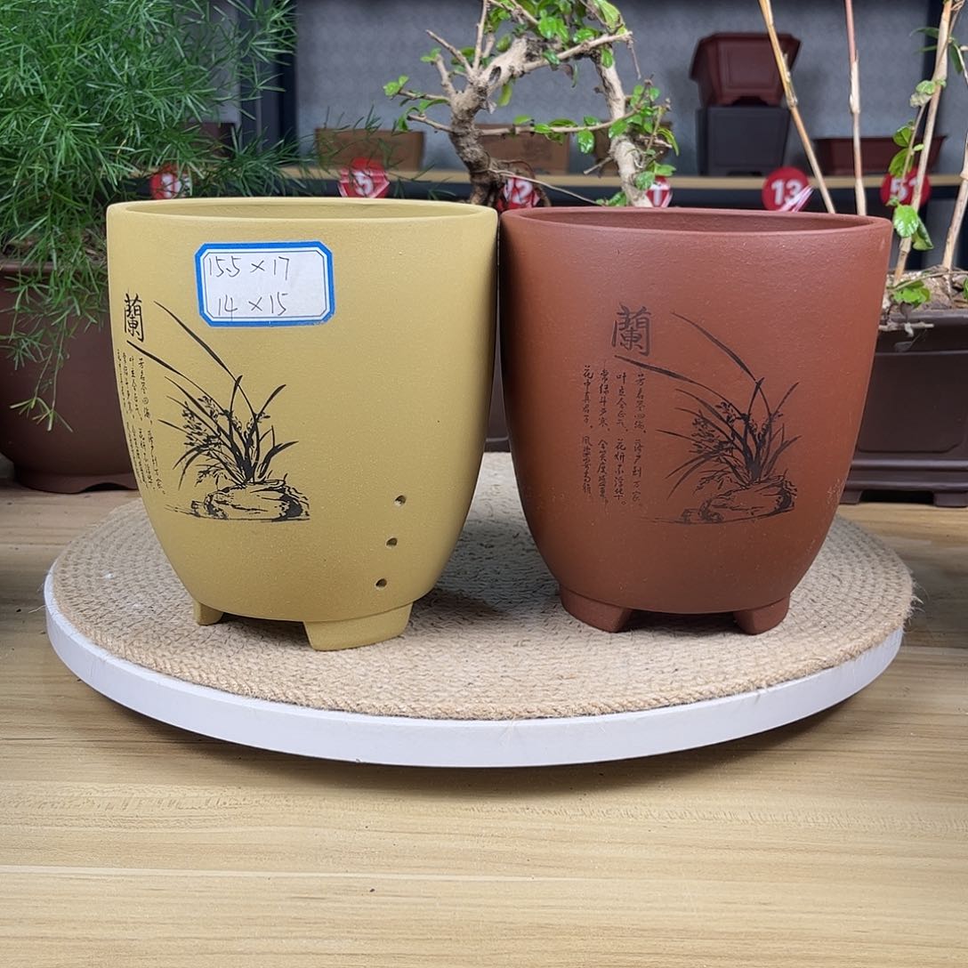 紫砂花盆紫砂花盆