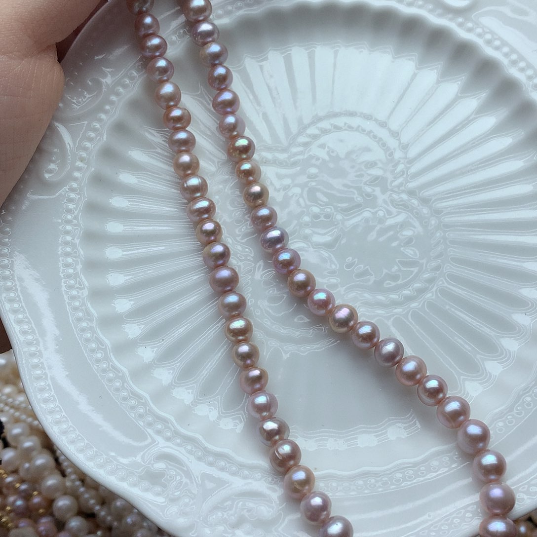 淡水珍珠6-7未镶嵌a41项链