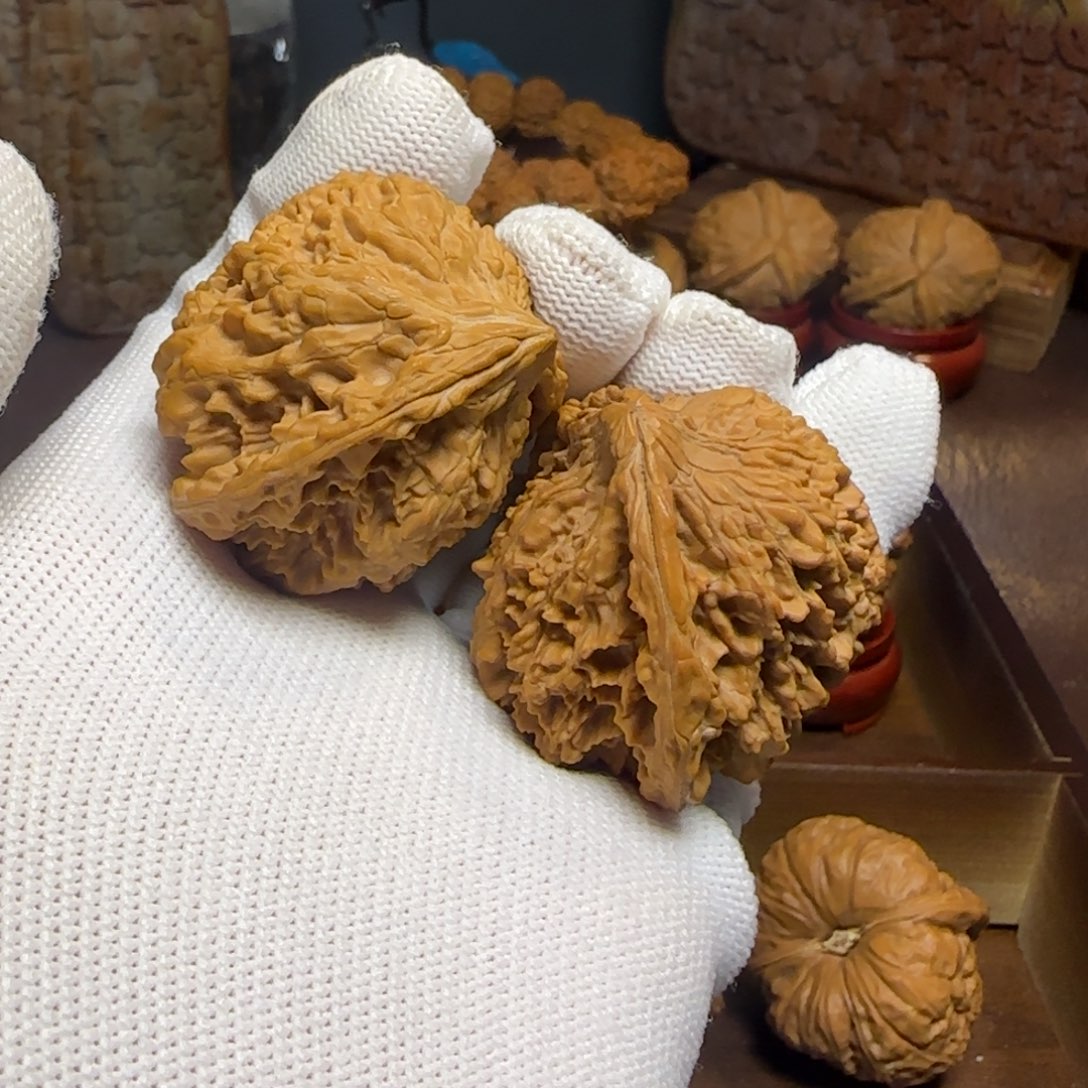 文玩核桃把件佛肚（满天星）