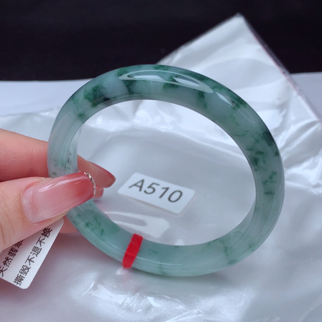 翡翠未镶嵌手镯手镯58