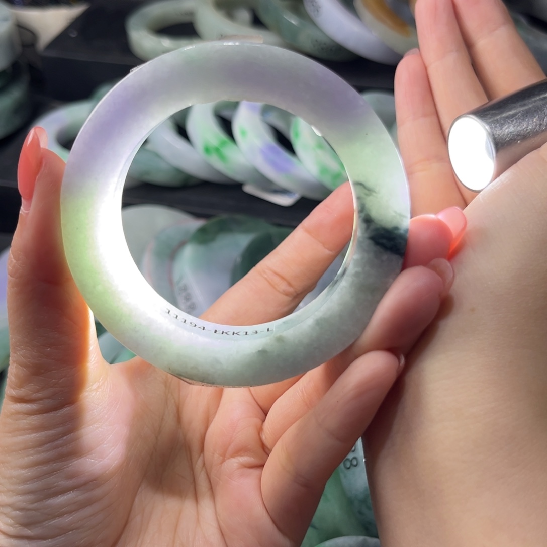 定制翡翠未镶嵌天然翡翠手镯翡翠手镯