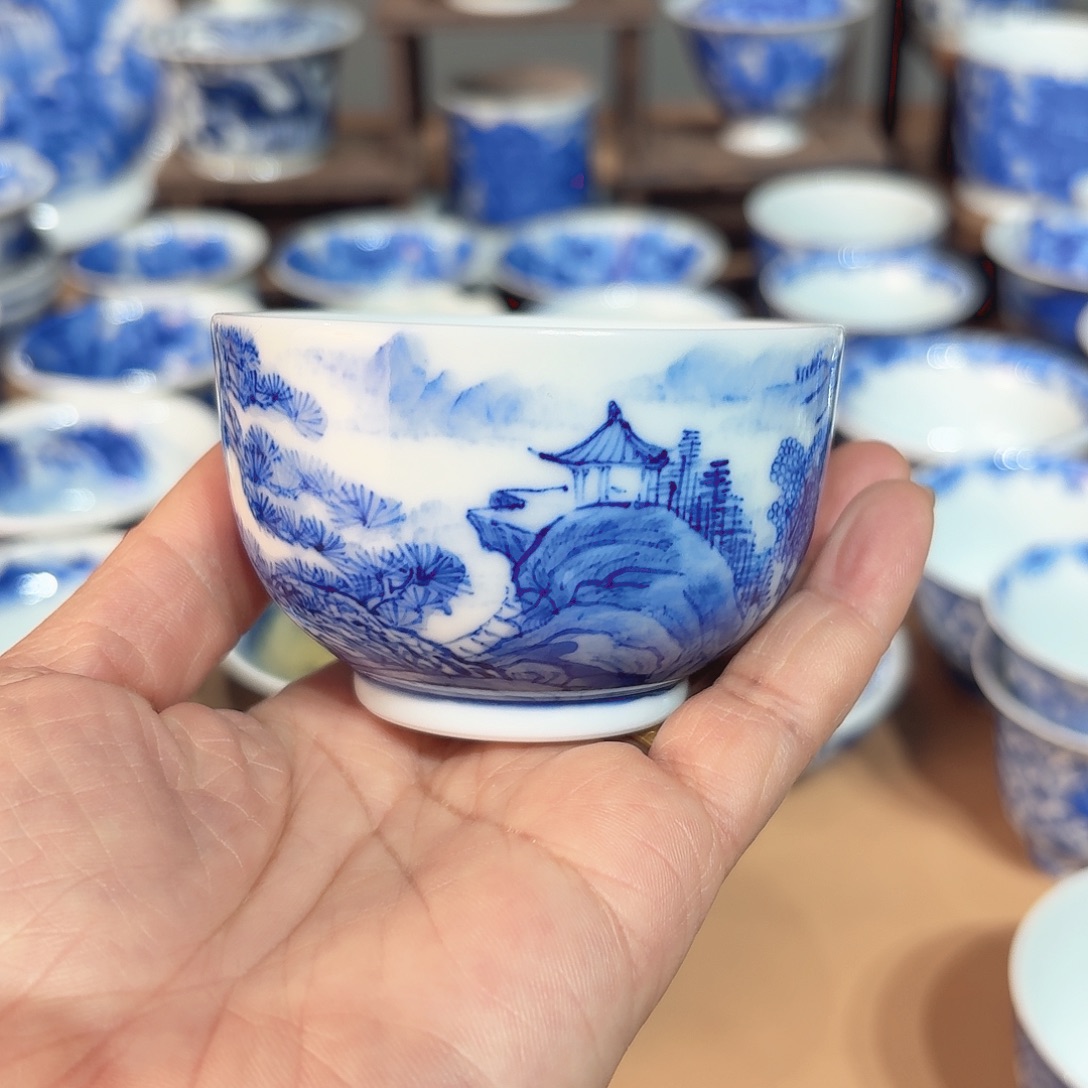 景德镇纯手绘单杯