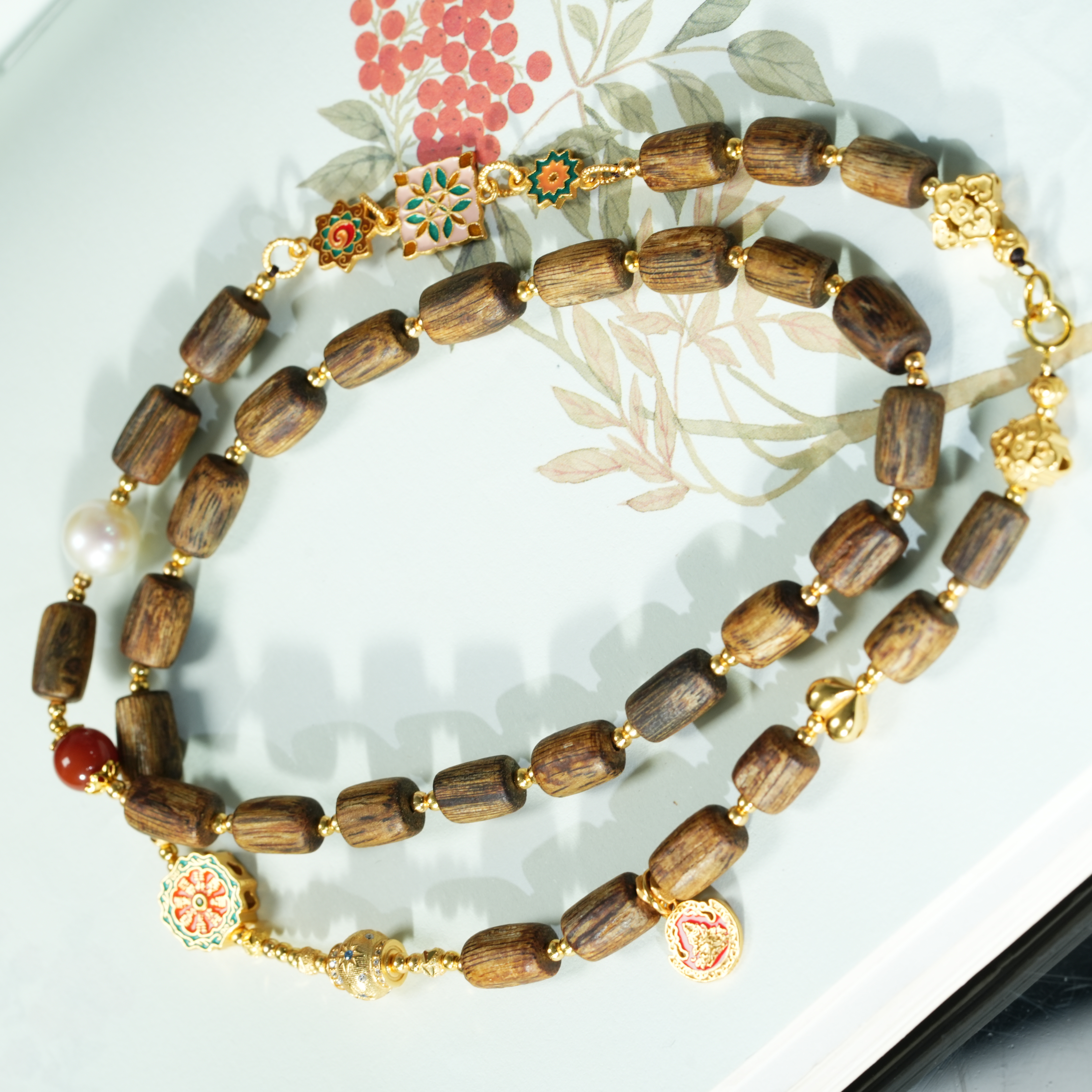 沉香【东方十八岁】【宁知】沉香S925银设计款项链锁骨链多样性发其一