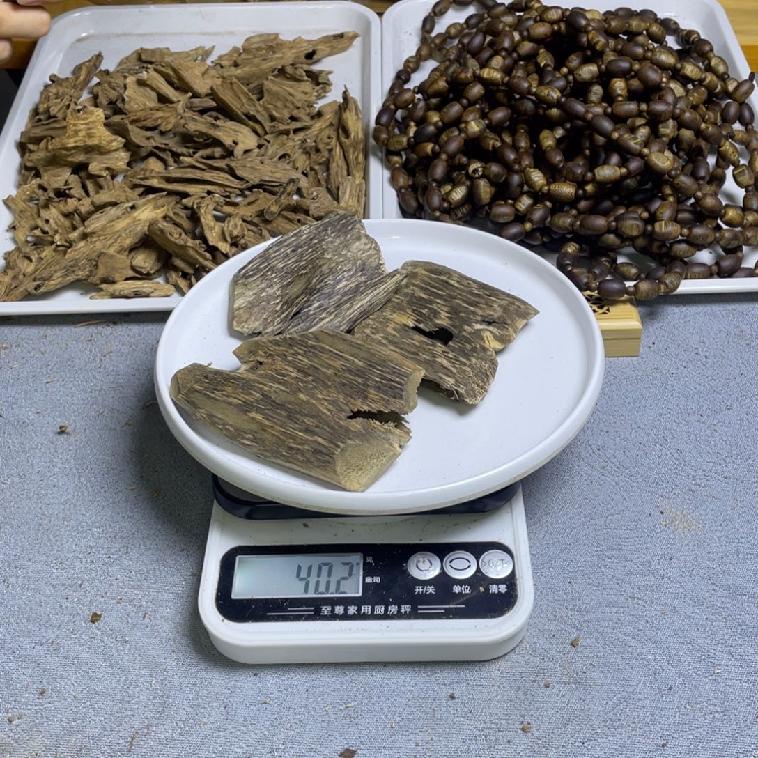 沉香碎屑沉香壳子40克