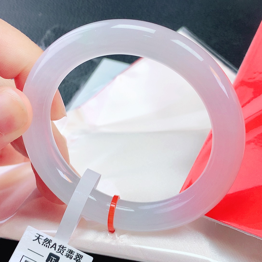 未镶嵌手镯（圆镯）翡翠53胖