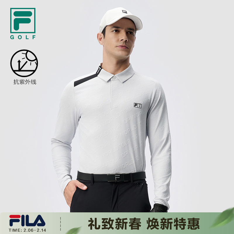 FILA斐乐男装/高尔夫运动上衣2025冬季新款百搭内搭A11M445207F