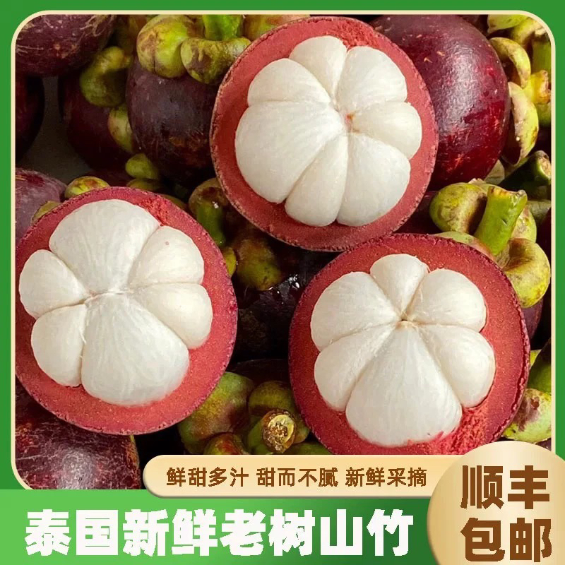 《小军严选》山竹 泰国4A山竹新鲜采摘 空运直达包邮