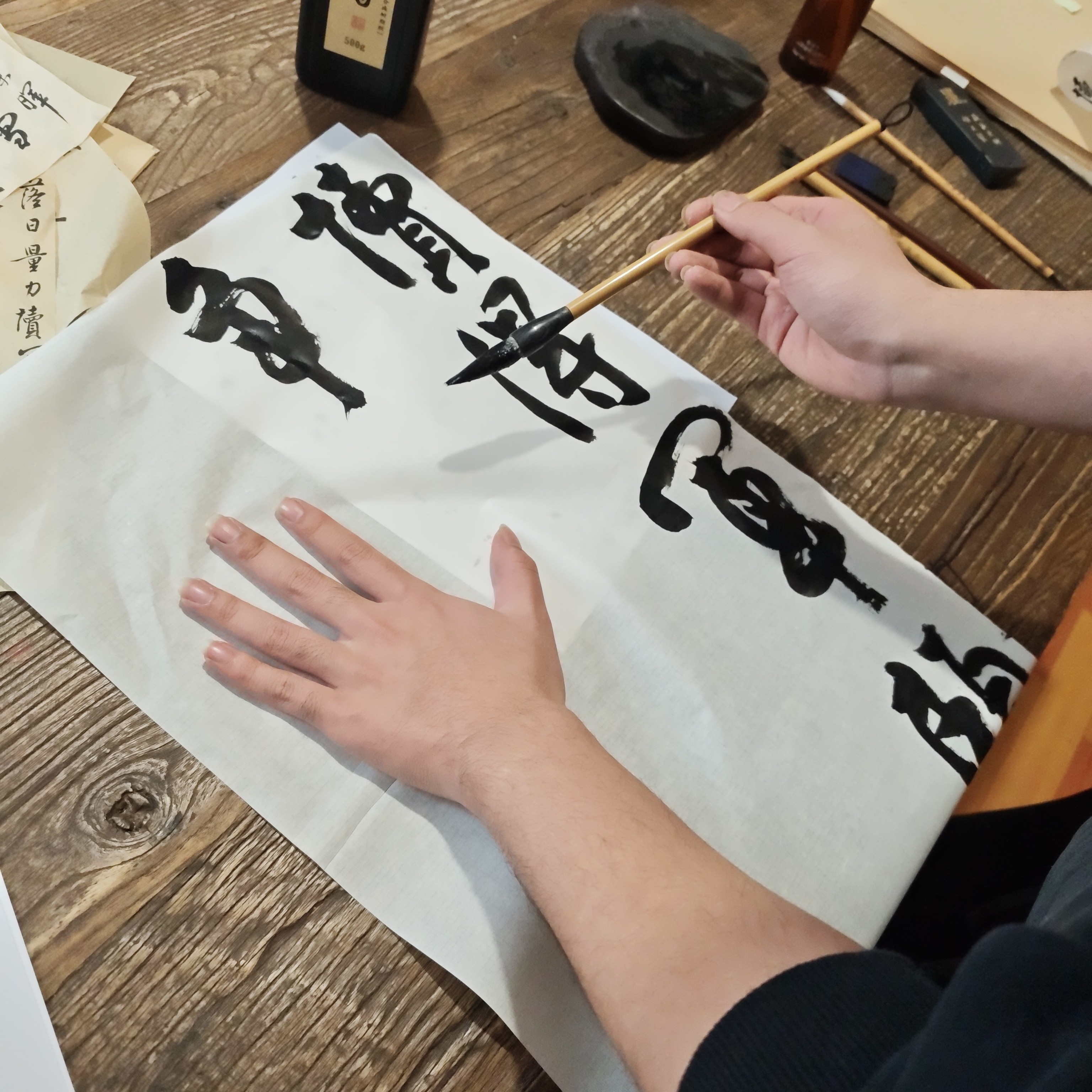 99张九十年代似汪六吉真宣纸罗纹纸35*138cm