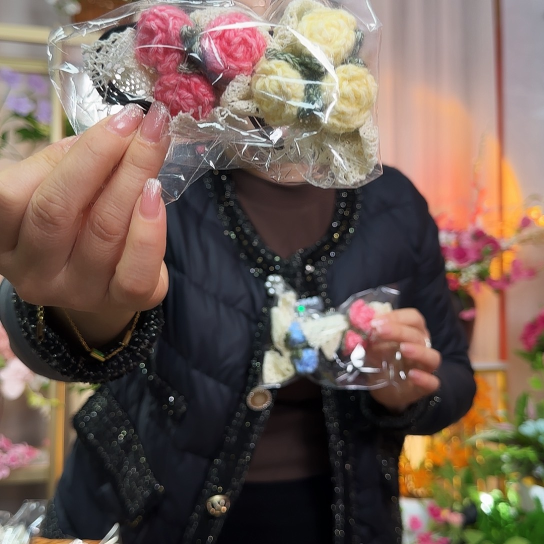 手工钩织设计发绳