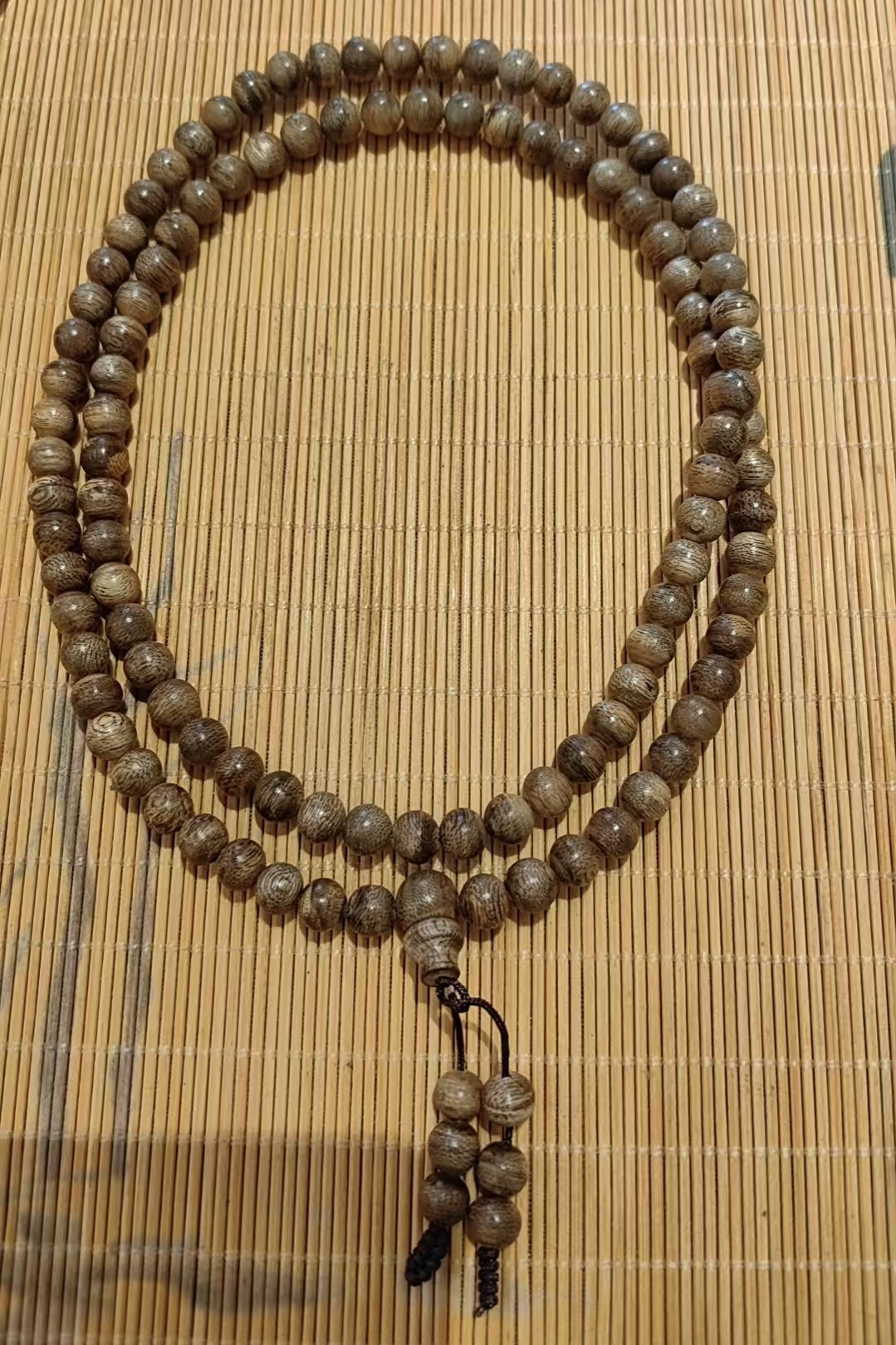 多圈手串天然老料圆珠单圈108颗6mm