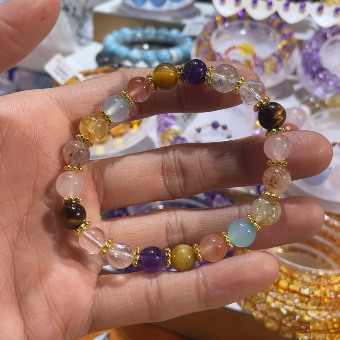 水晶手链未镶嵌多宝水晶