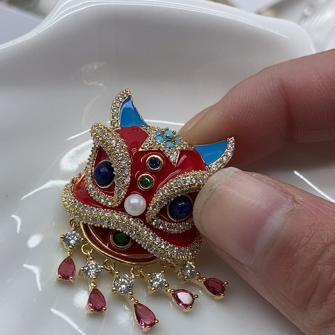 胸饰海水珍珠合金