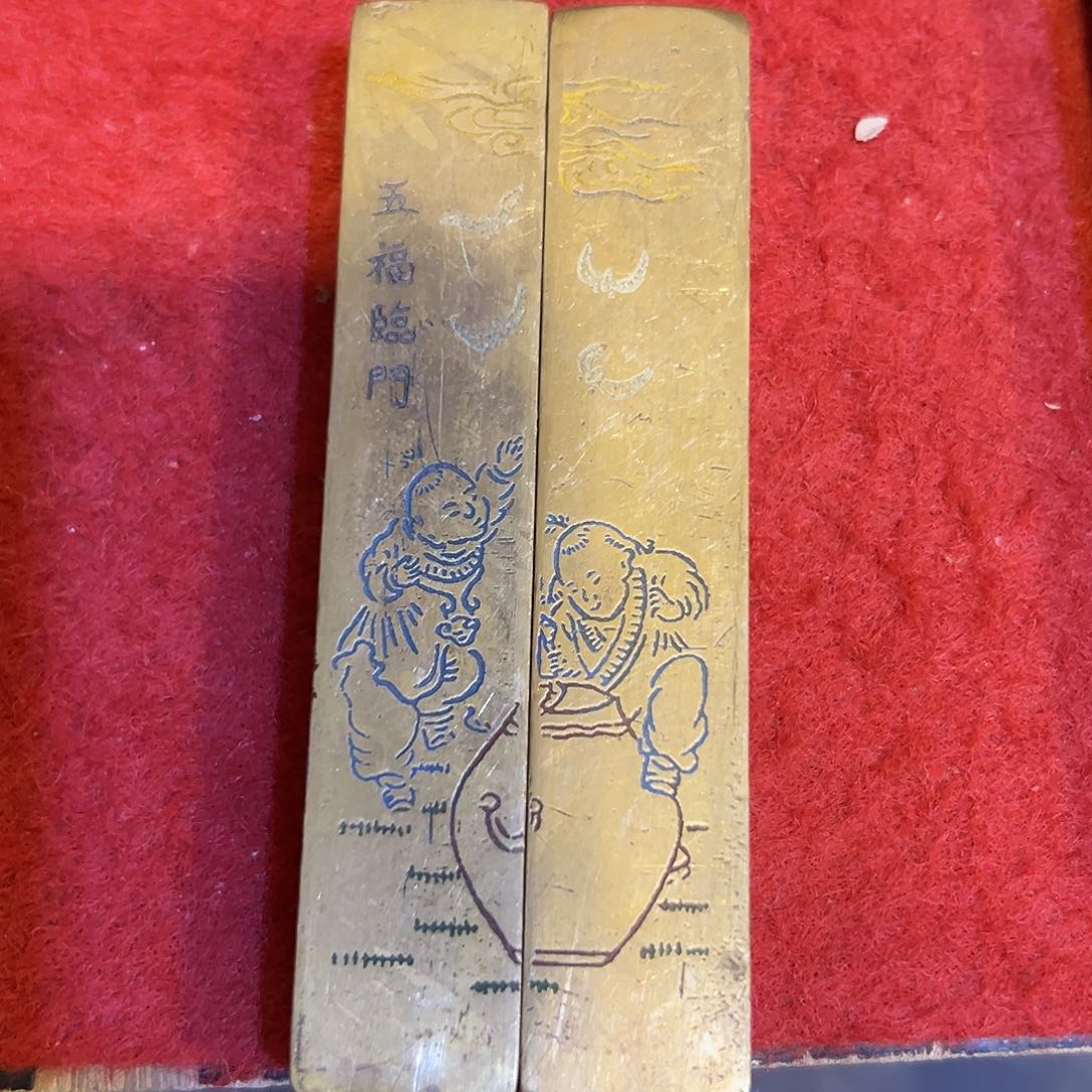 黄铜摆件，文档材料工艺品