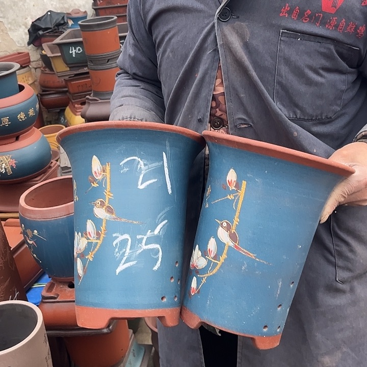 紫砂紫砂花盆是指利用