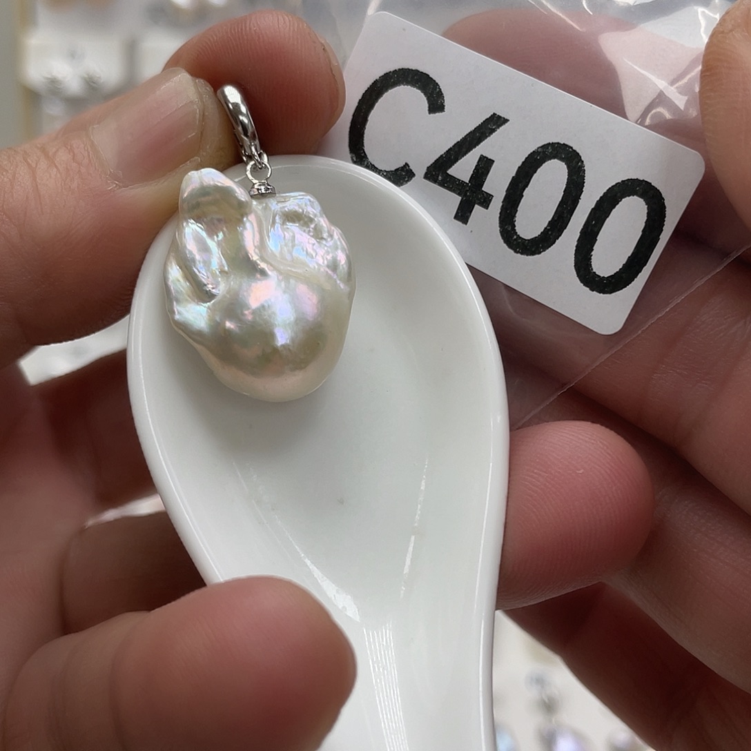 淡水珍珠颈饰银S925镶嵌