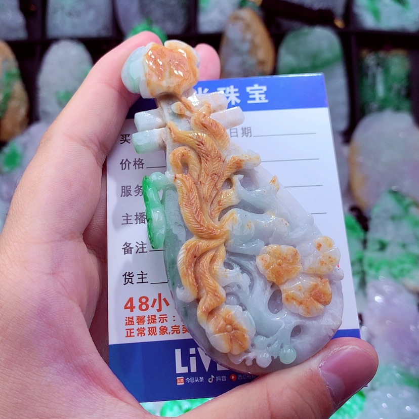 【闪购商品】翡翠颈饰未镶嵌挂件
