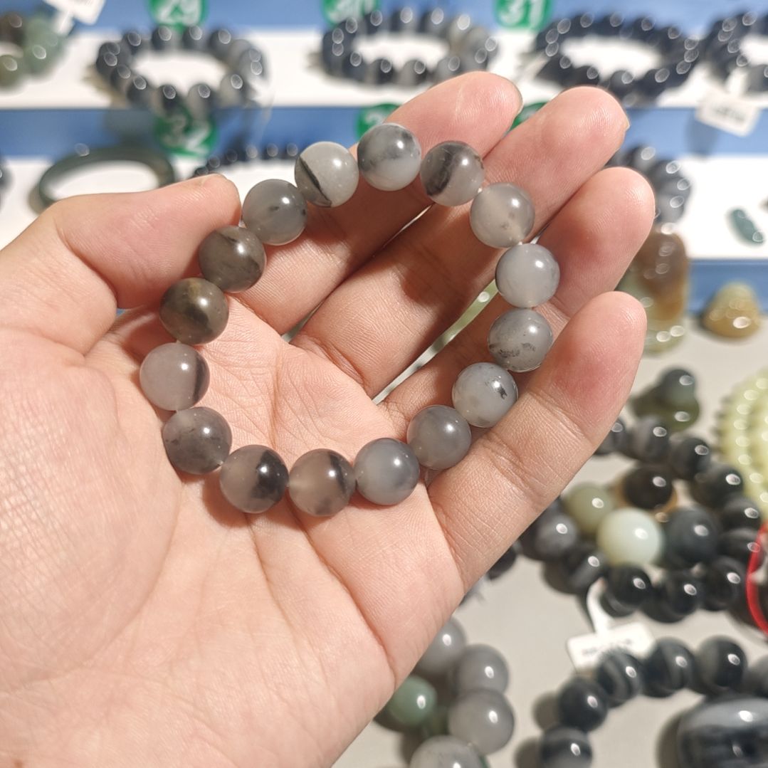 石英质玉未镶嵌手链