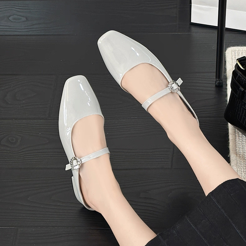 C6894   灰色  低跟包头拖鞋女2025新款时尚凉拖鞋