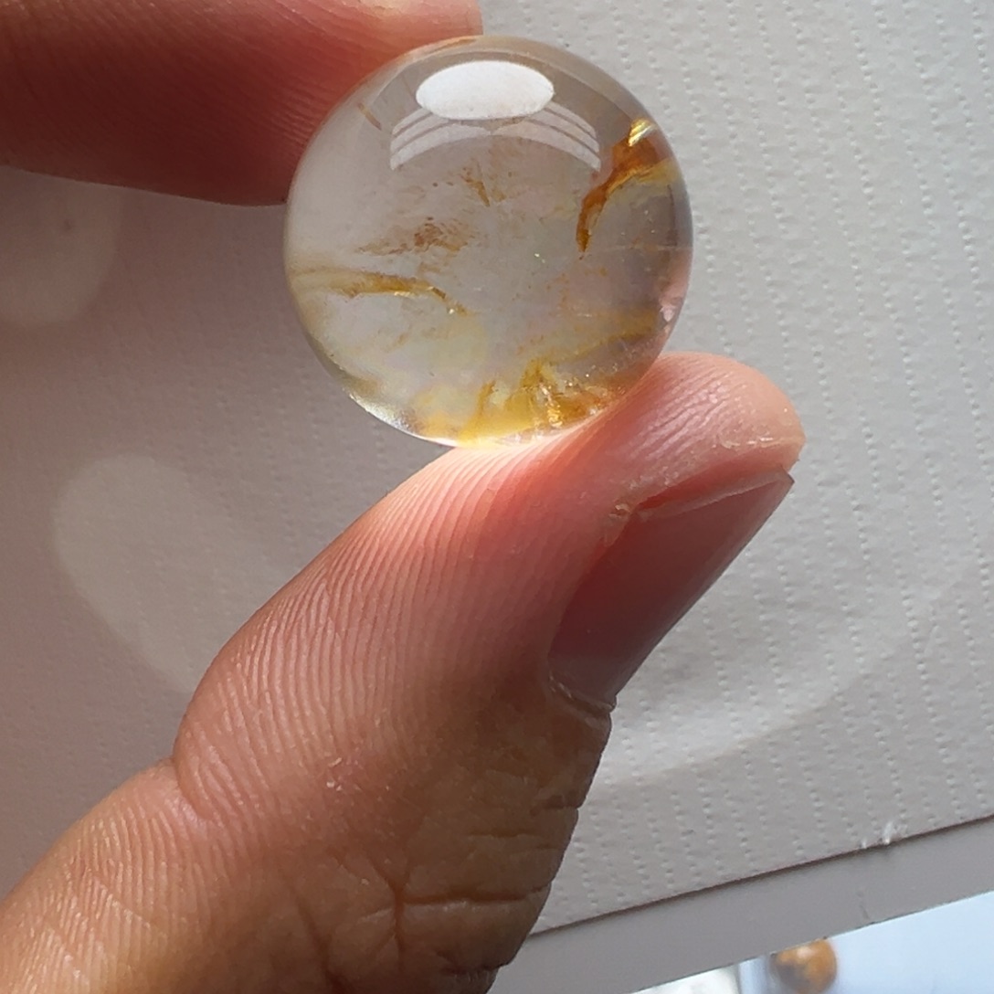 水晶珠宝半成品未镶嵌浇花球