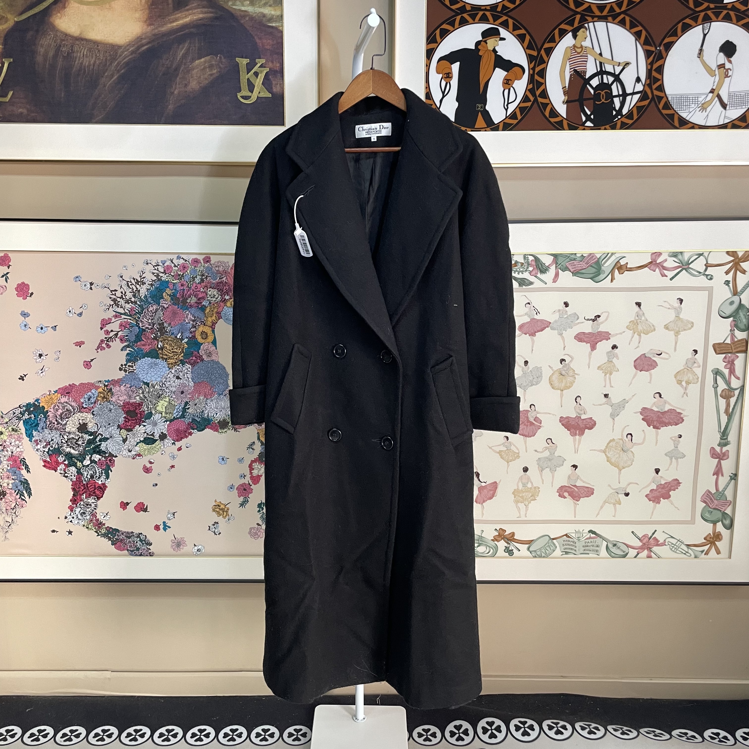 95新 DIOR/迪奥 长款翻领大衣外套/fy4797