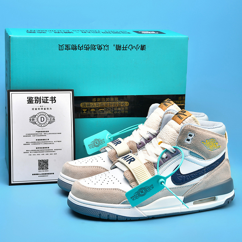 莆田男鞋aj312篮球鞋湖人紫金联名高帮板鞋nk同款实战运动鞋开学