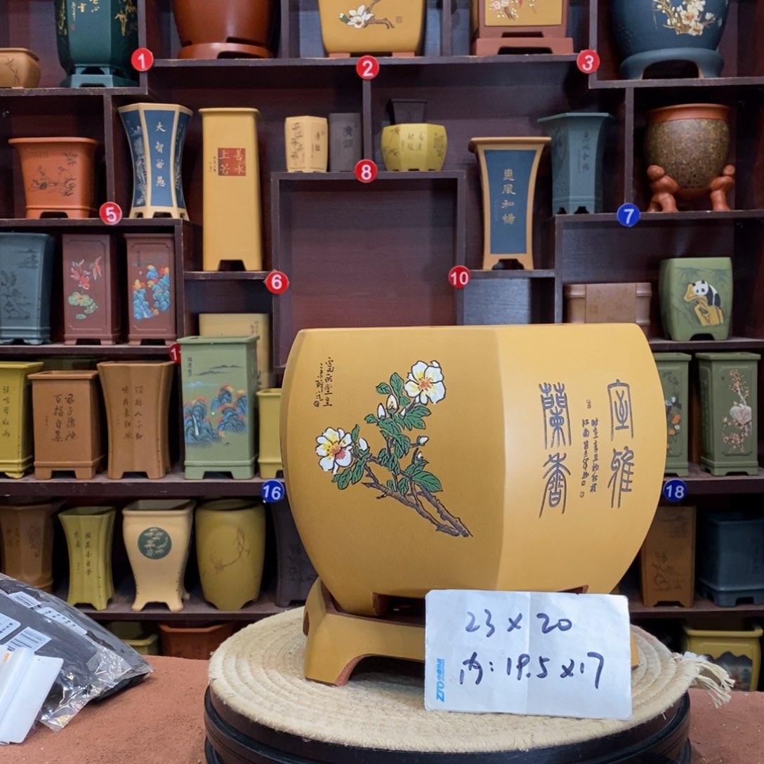 紫砂花盆紫砂花盆