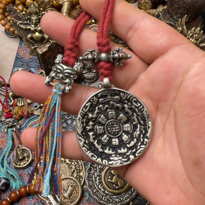 藏式风格九宫八卦牌