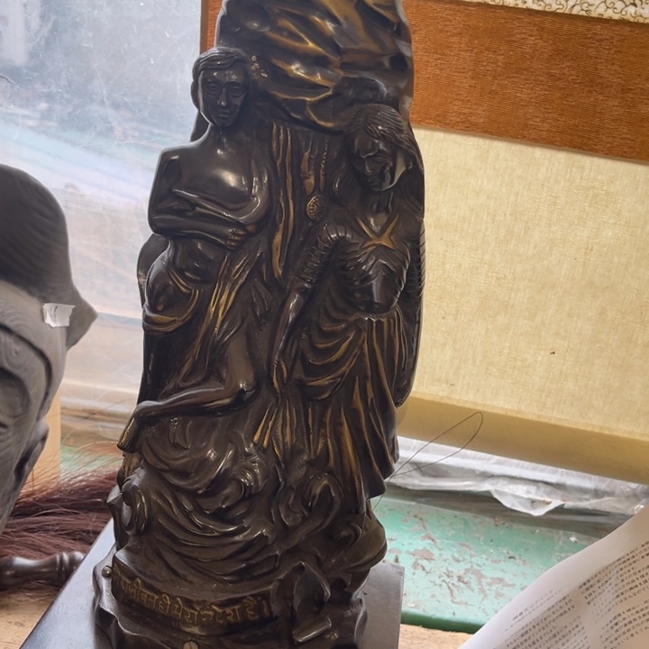 铜中古工艺品摆件