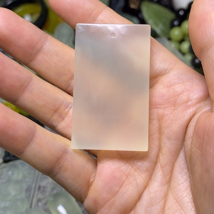 岫玉未镶嵌岫玉挂件明***头