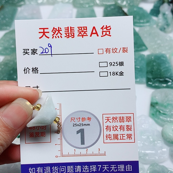 翡翠颈饰未镶嵌翡翠颈饰未镶嵌209
