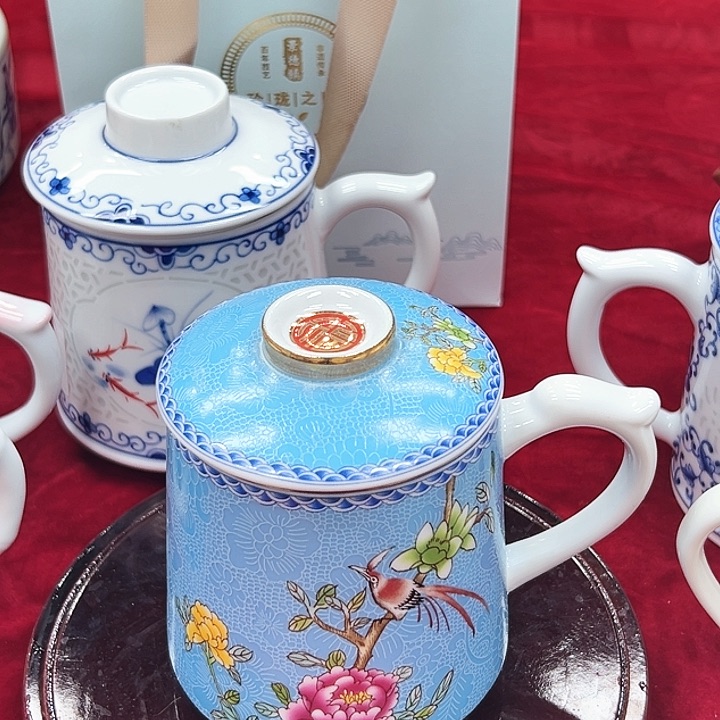 杯子景德镇陶瓷珐琅瓷杯