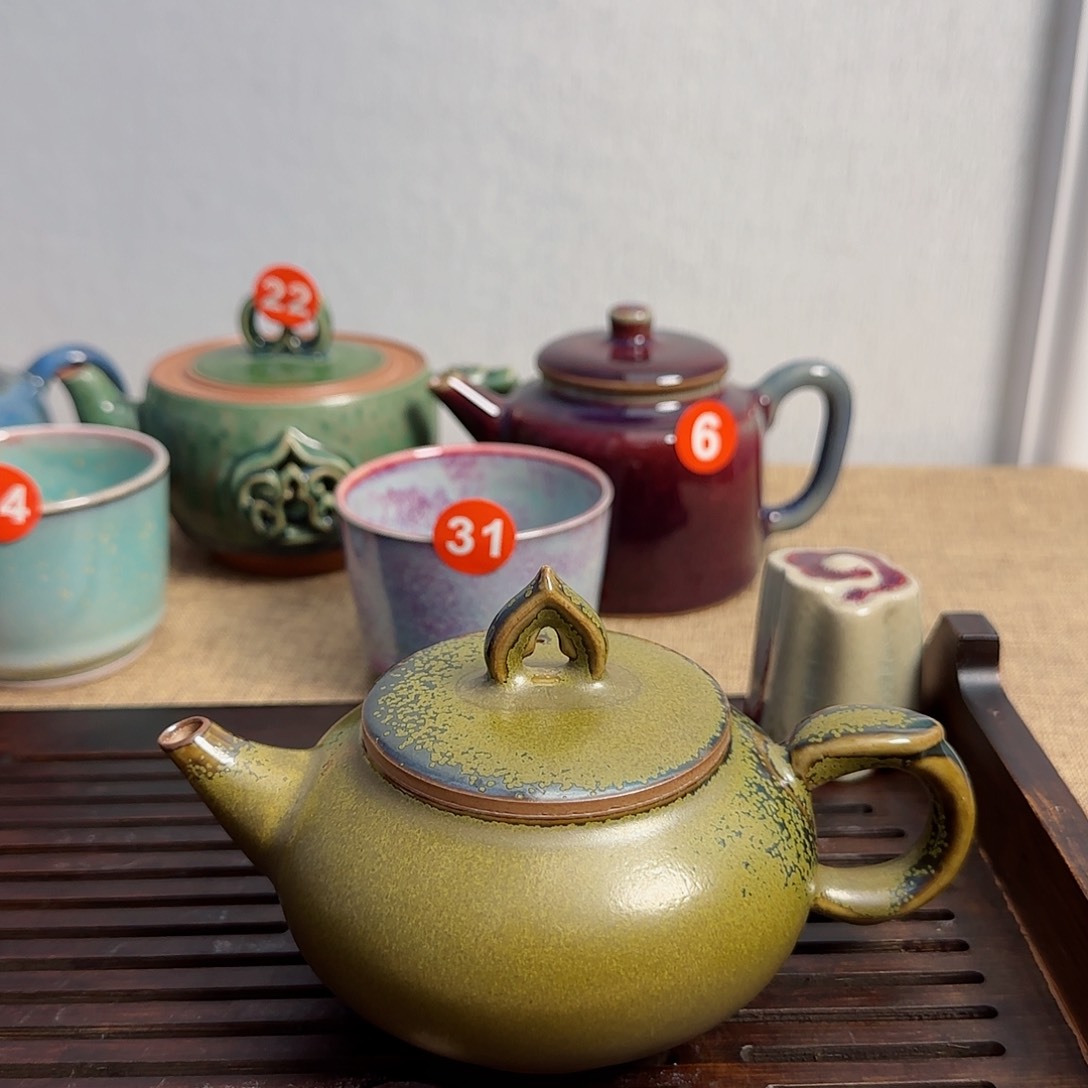 垕瓷甄选黄金股钧瓷