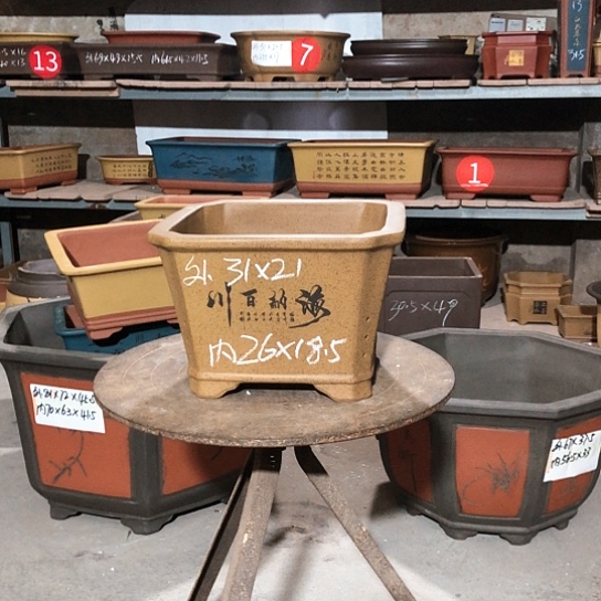 紫砂紫砂花盆包邮