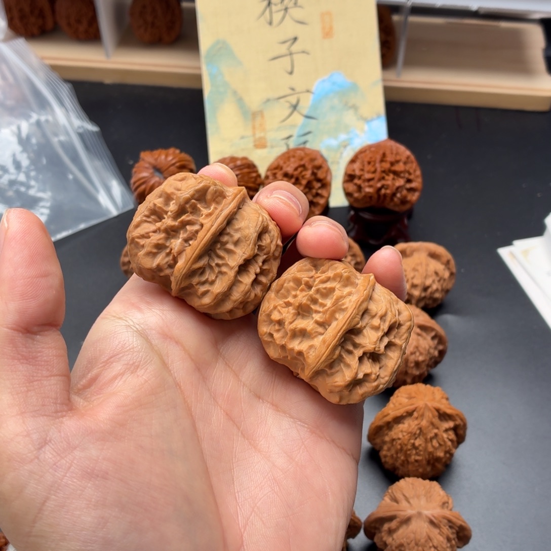 把件文玩核桃平谷方块35/45（体验对）