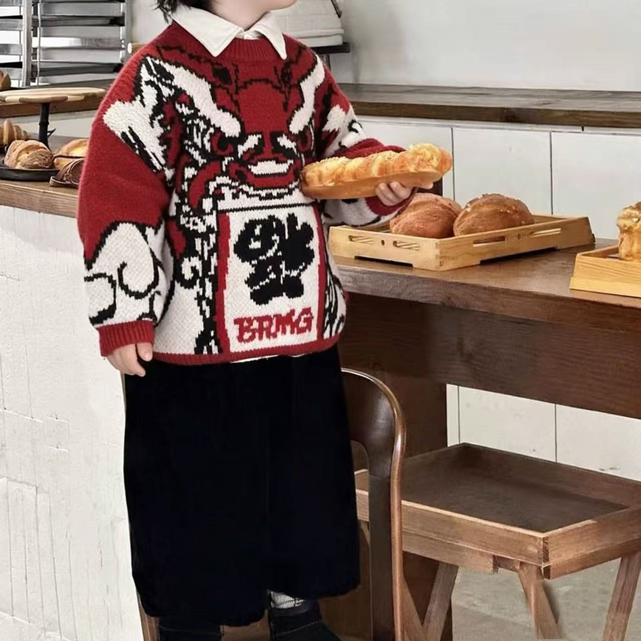 K648儿童福来到年款毛衣