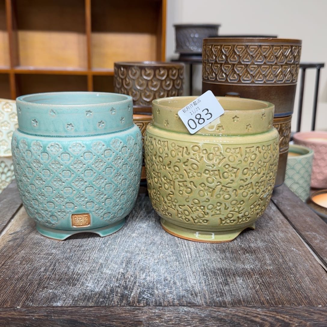 路***…手工花盆 083 内口口径 8cm 