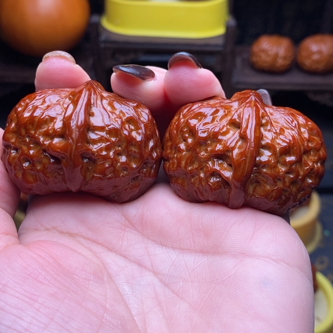 文玩核桃吊坠南瓜墩45尺